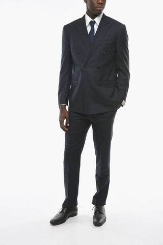 Double-breasted ACADEMY Suit with Peak Lapel