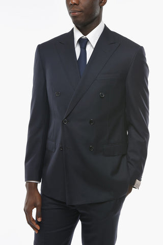 Double-breasted ACADEMY Suit with Peak Lapel