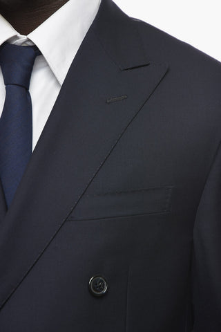 Double-breasted ACADEMY Suit with Peak Lapel