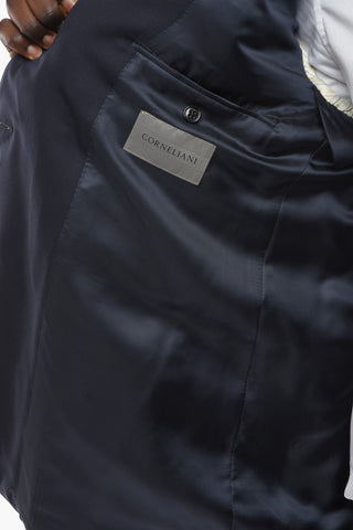 Double-breasted ACADEMY Suit with Peak Lapel
