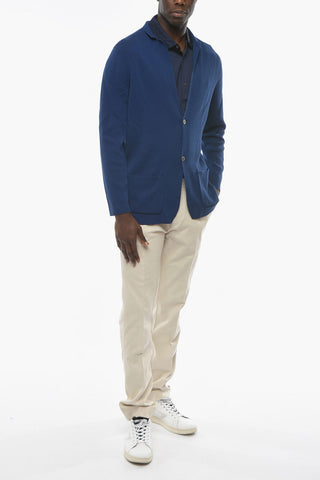Two-buttoned Cardigan with Notch Lapel