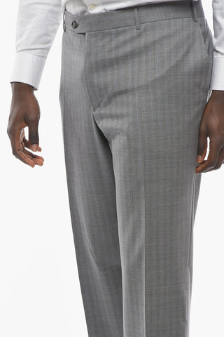 Virgin Wool MANTUA District Check Suit