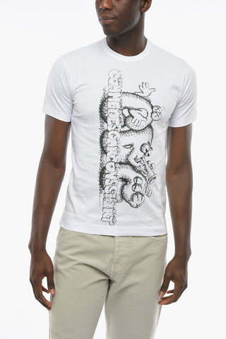 SHIRT Crew Neck KAWS Cotton T-Shirt