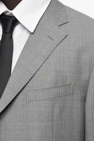 Wool Blend ACADEMY Pinstriped Suit