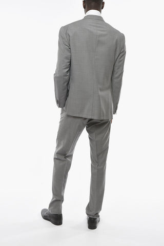 Wool Blend ACADEMY Pinstriped Suit
