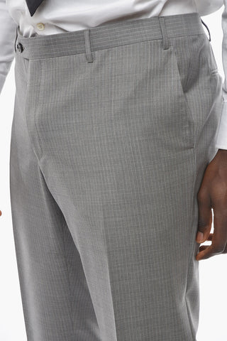 Wool Blend ACADEMY Pinstriped Suit