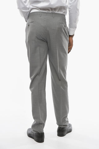 Wool Blend ACADEMY Pinstriped Suit