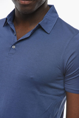Silk OPACUM Polo T-shirt with Logo Embroidery