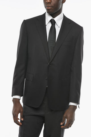 Single-Breasted Virgin Wool Blazer MANTUA
