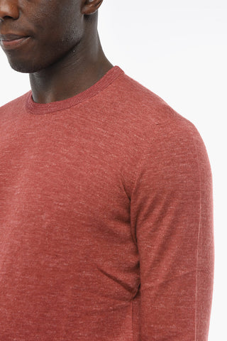Maglia Girocollo LIBECCIO in Misto Lana Vergine