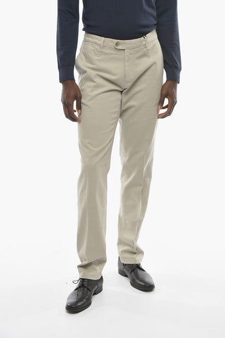 ID Pantaloni Chino in Twill di Cotone