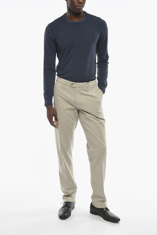 ID Pantaloni Chino in Twill di Cotone