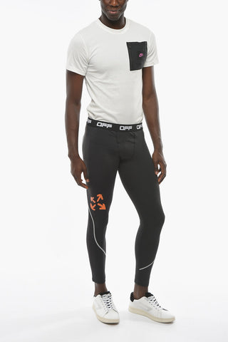 ACTIVE Printed Logo COMPRESSION Thermal Leggings