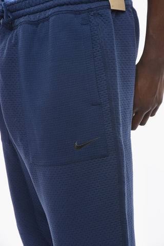 YOGA Joggers in Tessto Traforato con Maxi Tasche a Toppa