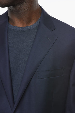 Pin Check Virgin Wool LEADER SOFT Blazer