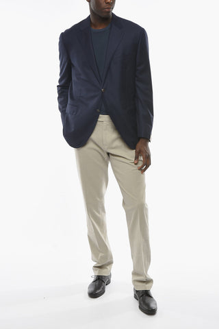 Pin Check Virgin Wool LEADER SOFT Blazer