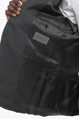 Abito 2 Bottoni MANTUA con Motivo Windowpane