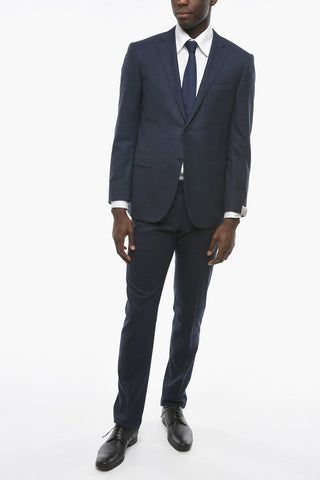 FLAWLESS Virgin-wool ACADEMY Suit with Notch Lapel