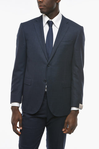 FLAWLESS Virgin-wool ACADEMY Suit with Notch Lapel