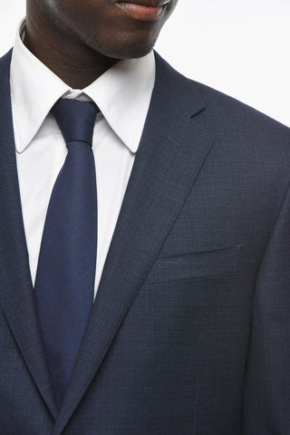 FLAWLESS Virgin-wool ACADEMY Suit with Notch Lapel