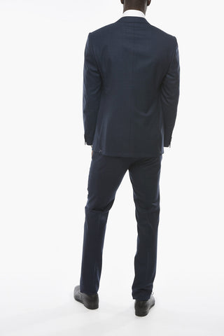 FLAWLESS Virgin-wool ACADEMY Suit with Notch Lapel