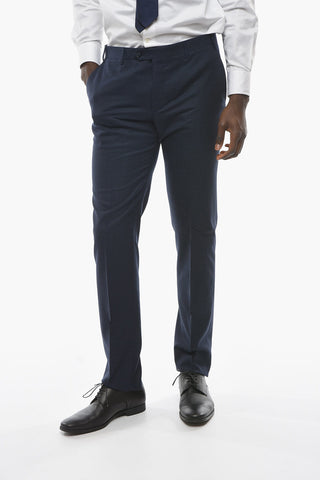 FLAWLESS Virgin-wool ACADEMY Suit with Notch Lapel