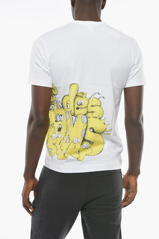 SHIRT Crew Neck KAWS Cotton T-Shirt