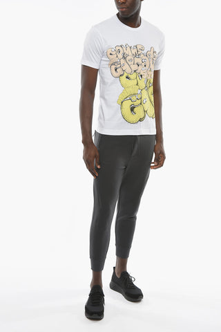 SHIRT Crew Neck KAWS Cotton T-Shirt
