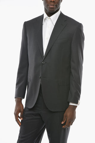 Blazer Monopetto LEADER in Lana Vergine con Revers Classico