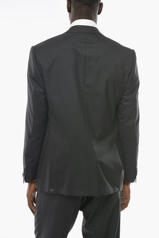 Blazer Monopetto LEADER in Lana Vergine con Revers Classico
