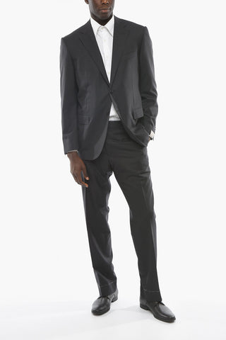 Blazer Monopetto LEADER in Lana Vergine con Revers Classico