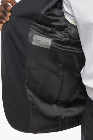Blazer Monopetto LEADER in Lana Vergine con Revers Classico