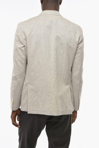 CC COLLECTION Half-lined REWARD Linen Blend Blazer