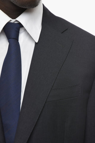 2 Button LEADER Jacquard Virgin Wool Suit