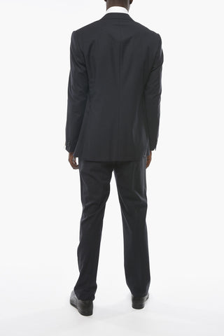 2 Button LEADER Jacquard Virgin Wool Suit