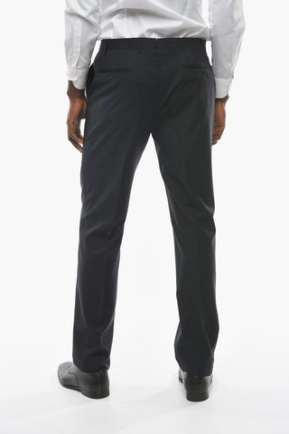 2 Button LEADER Jacquard Virgin Wool Suit