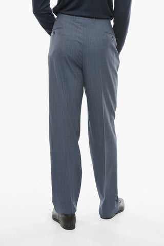 17,25 Microns Virgin-wool LEADER Suit with Notch Lapel