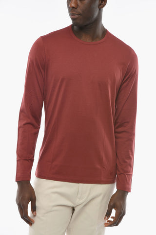 Long-sleeved Silk T-Shirt