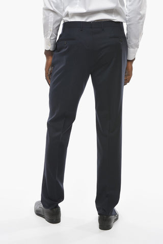 15,75 MICRONS Virgin-wool LEADER Suit with Notch Lapel