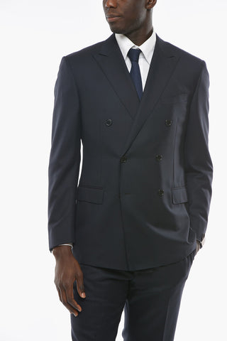 Double-breasted ACADEMY Suit with Peak Lapel
