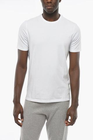 CC COLLECTION T-shirt in Cotone Stretch con Stampa Logo