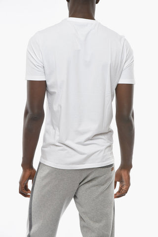 CC COLLECTION T-shirt in Cotone Stretch con Stampa Logo
