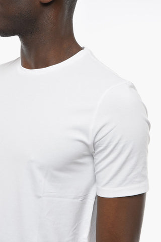 CC COLLECTION T-shirt in Cotone Stretch con Stampa Logo