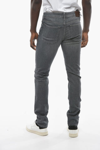 ID LUXURY DENIM Embroidered Denims with Logo Patch 17cm