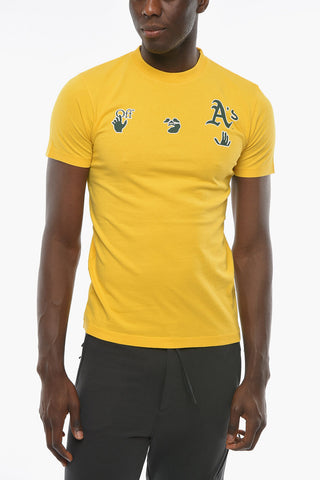 T-Shirt Girocollo OAKLAND ATHLETICS in Cotone