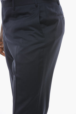 Virgin-wool ACADEMY Suit with Notch Lapel