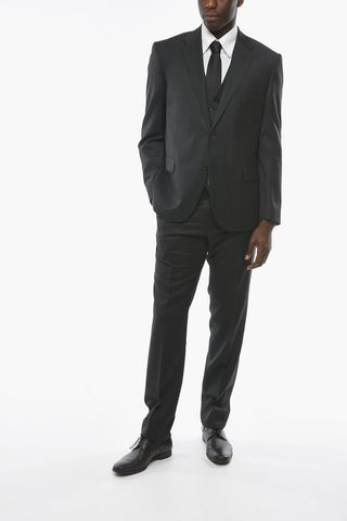 CC COLLECTION 3-piece RIGHT Ceremony Suit in Pinstripe Motif