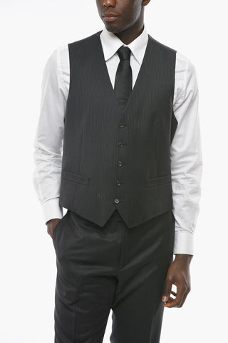 CC COLLECTION 3-piece RIGHT Ceremony Suit in Pinstripe Motif