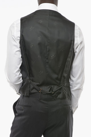 CC COLLECTION 3-piece RIGHT Ceremony Suit in Pinstripe Motif