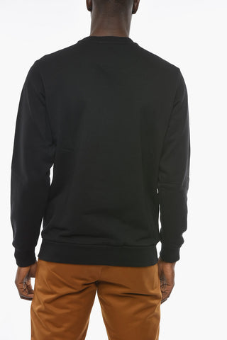 Crewneck DIVISION Sweatshirt with Lettering Logo Print